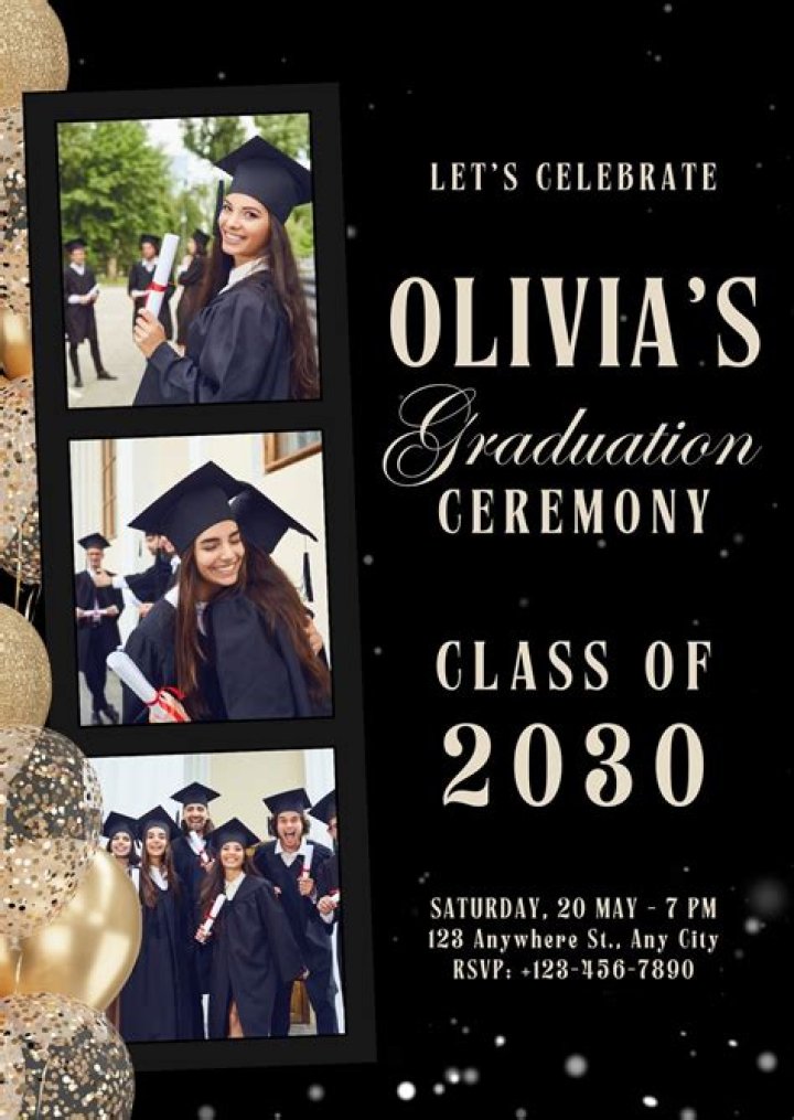 What should I write on my graduation announcements?