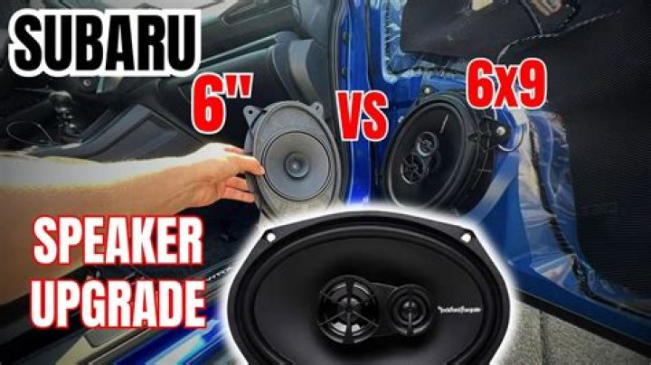 What size speakers does a 2002 Subaru Impreza take?