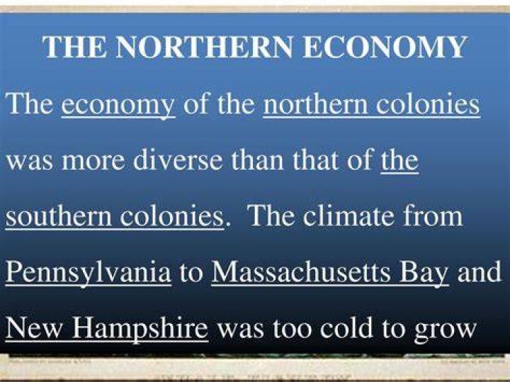 What was the northern economy mostly based on?