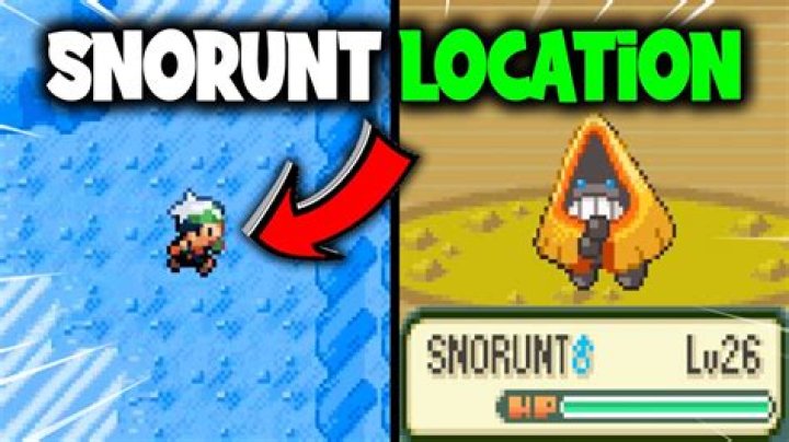 Where can I find Snorunt?