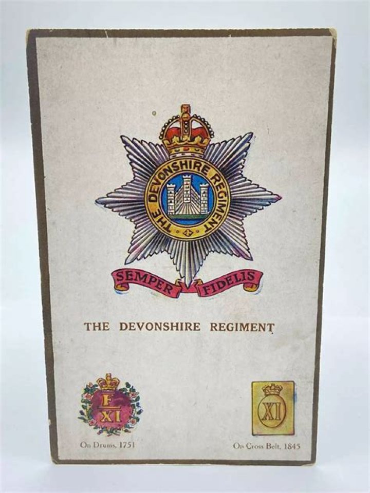 Where did the Devonshire Regiment fight in ww1?