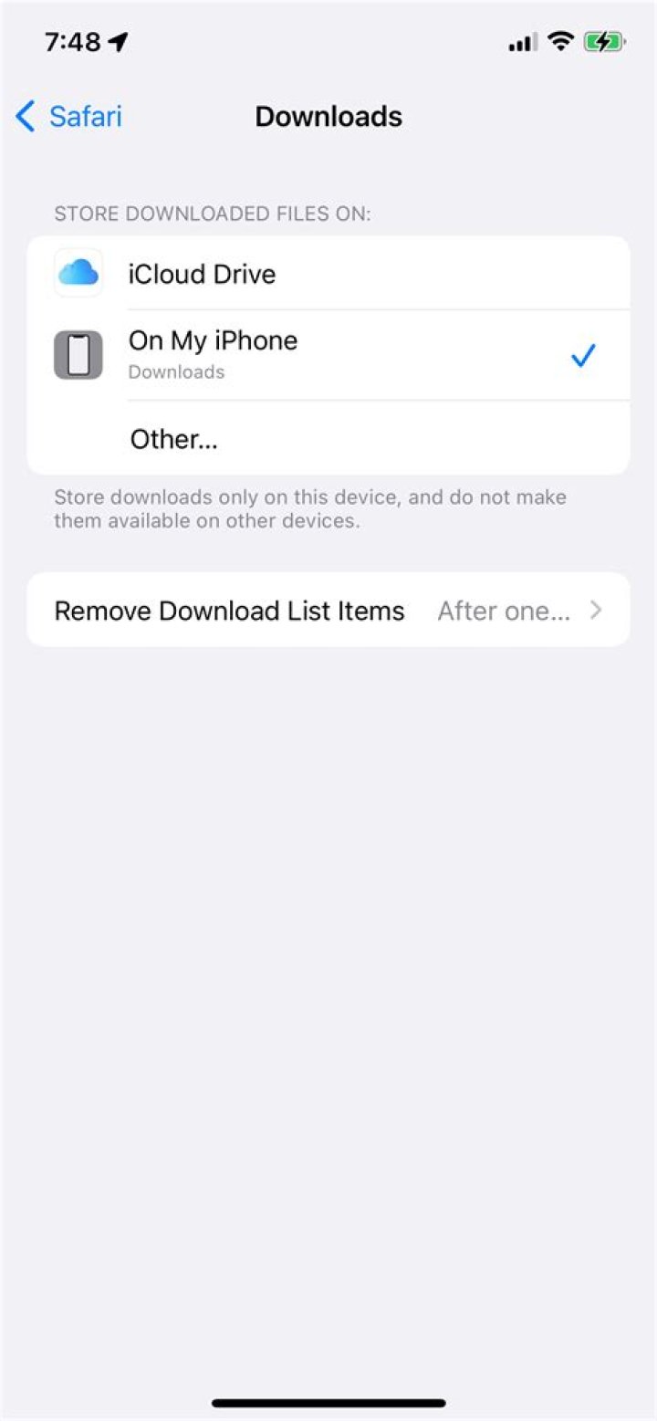 Where do Safari Downloads go iOS?