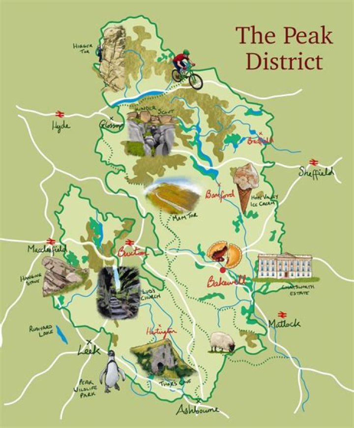 Where in the UK is the Peak District?