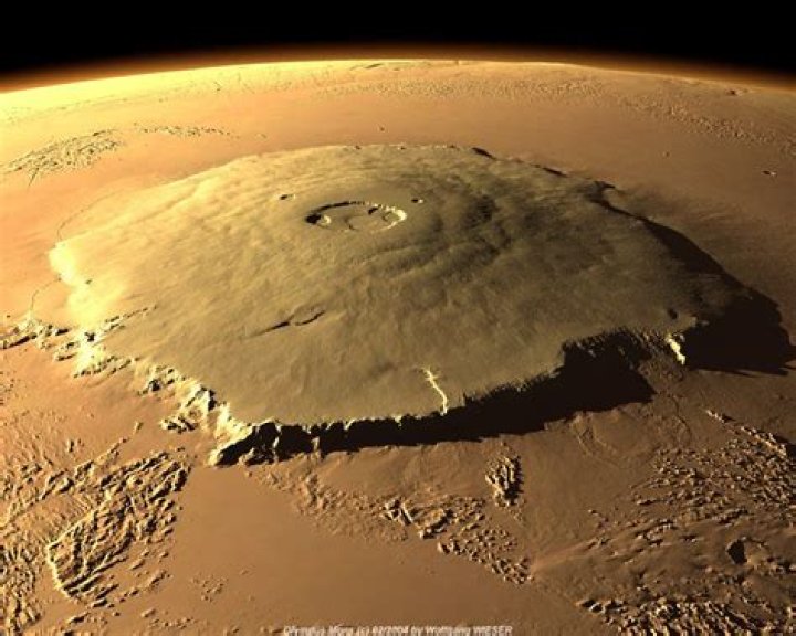 Where is Aeolis Mons on Mars?