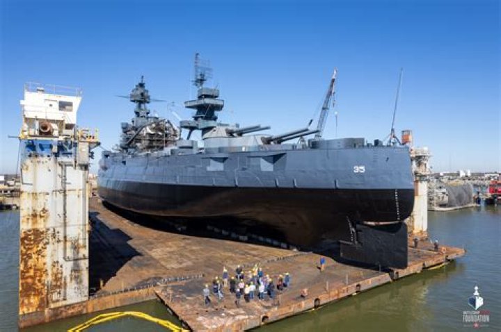 Where is the Battleship Texas right now?
