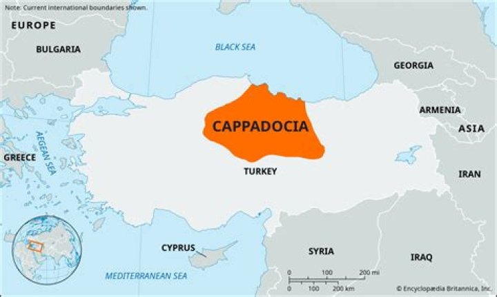 Where is the Cappadocia in Turkey?