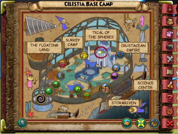 Where is the lounge lizard in Celestia base camp?
