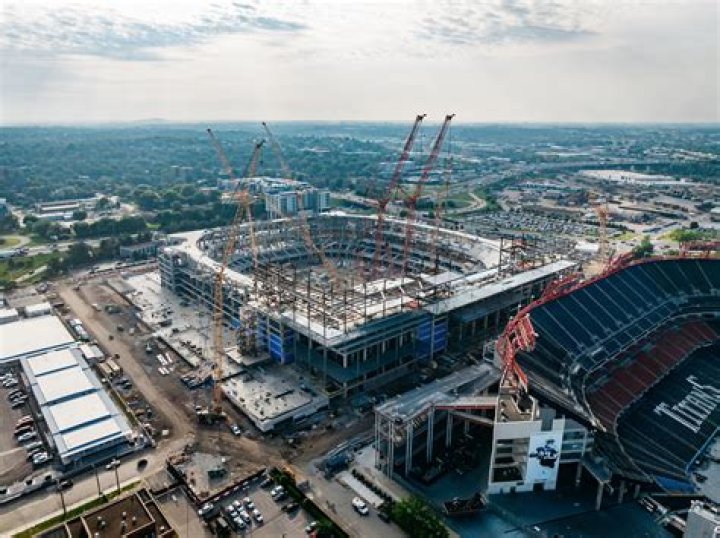 Where is the new stadium built?