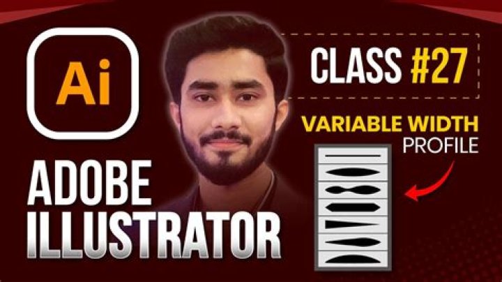 Where is the variable width profile in Illustrator?