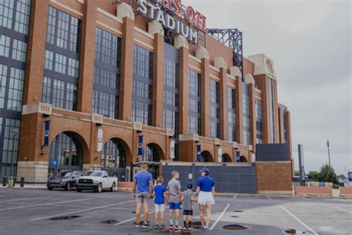 Where is Touchdown Town Lucas Oil Stadium?