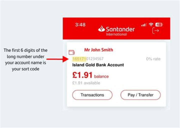 Which bank sort code is 50 30 10?