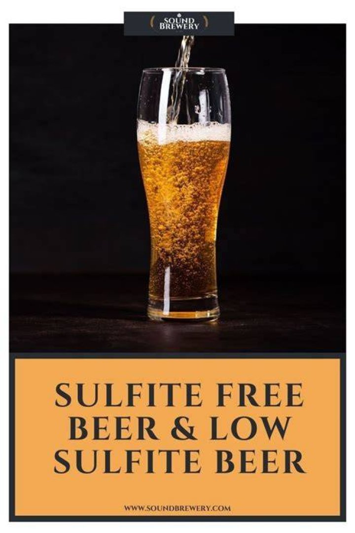 Which beers have the least sulfites?