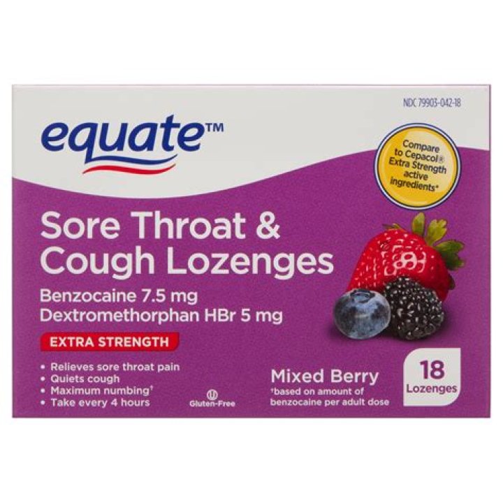 Which cough drops have benzocaine in them?