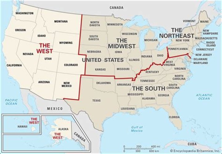 Which is the farthest east state?