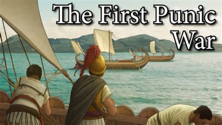 Who won the 1st Punic war?