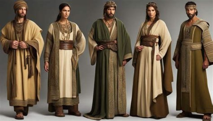 Who wore a robe in the Bible?