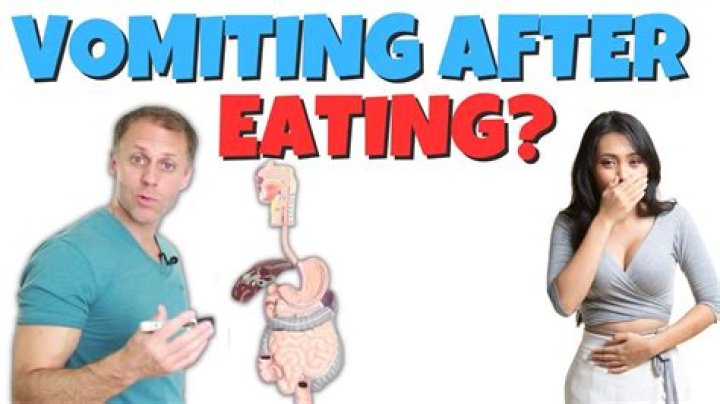 Why do I feel like vomiting after eating and drinking water?