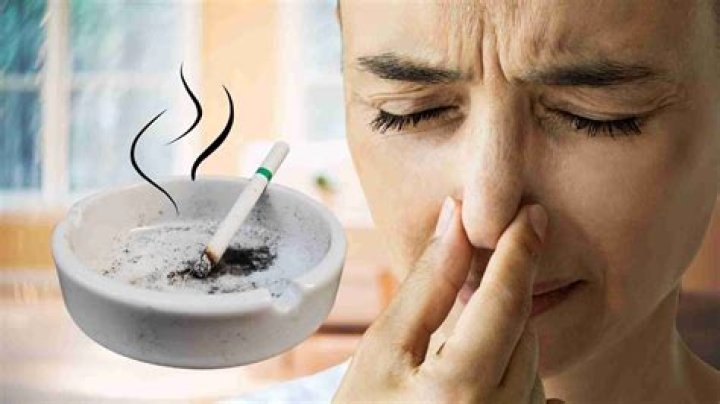 Why do I smell cigarette smoke when I have a headache?