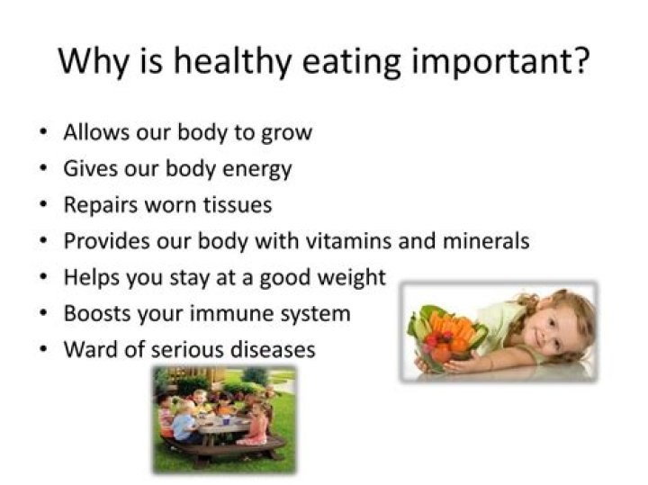 Why eating healthy is important?