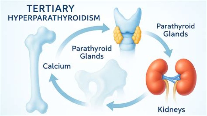 Why is cinacalcet used in secondary hyperparathyroidism?