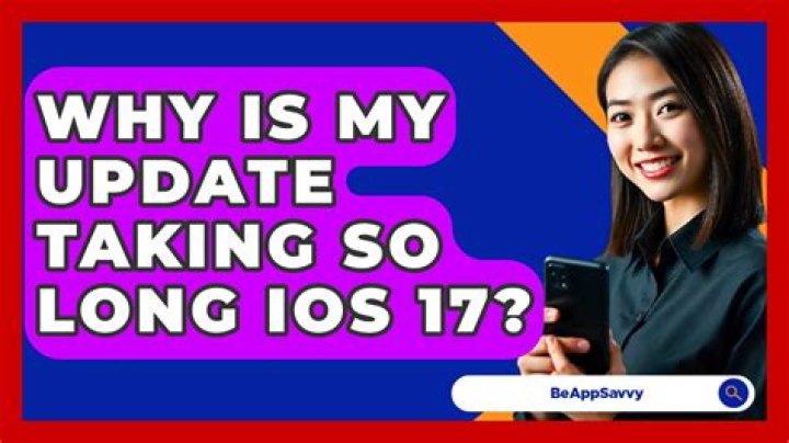 Why is iOS taking so long to download?