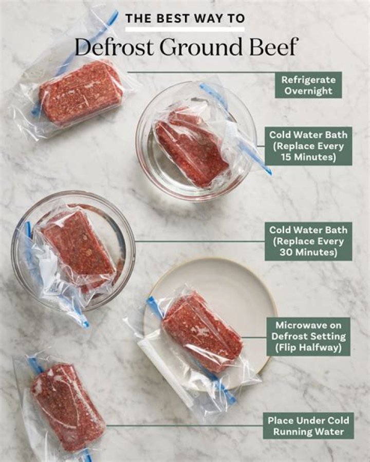 Why is it important to defrost food fully?