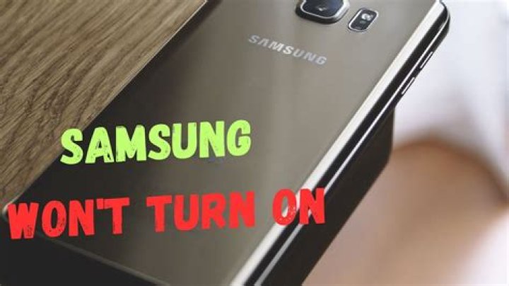 Why is my Samsung note not turning on?